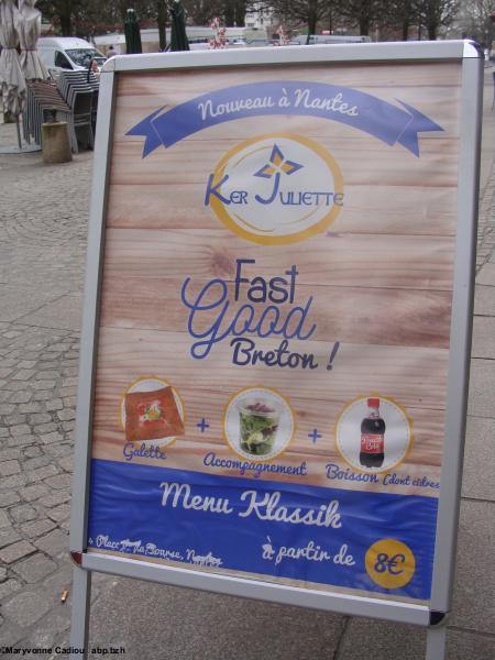 Ker Juliette en ville à Nantes, le panneau, ph. 3 mars 2016. Ker Juliette en ville à Nantes, le panneau, ph. 3 mars 2016.