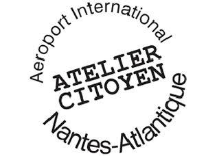 Logo de l'Atelier citoyen  pour l'optimisation de l’aéroport de Nantes-Atlantique.