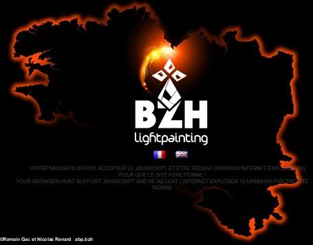 Page d'accueil du site de Romain Gac et Nicolas Renard.