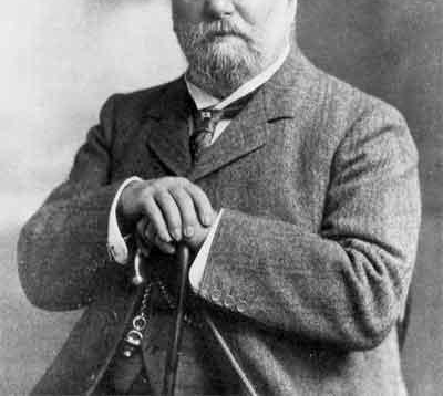 sir Norman Lockyear, fondateur de la revue Nature, en 1909.