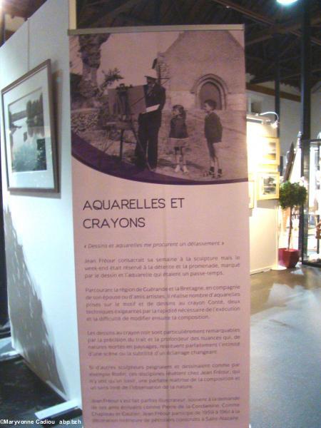 17- Exposition Jean Fréour au Croisic, été 2016. Aquarelles et crayons.