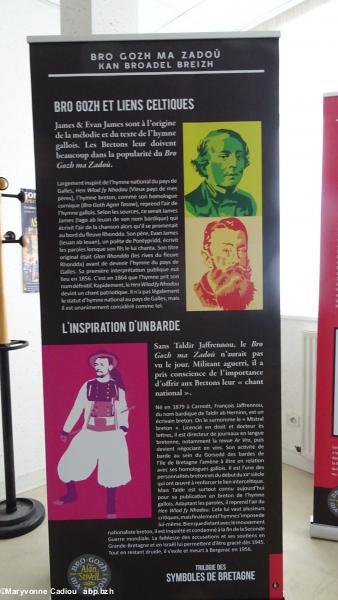 Panneau de l'exposition itinérante de l'ICB Les symboles de la Bretagne. Panneau de l'exposition itinérante de l'ICB Les symboles de la Bretagne.