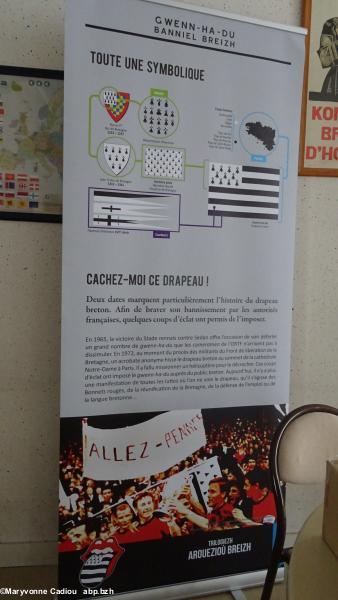 Panneau de l'exposition itinérante de l'ICB Les symboles de la Bretagne. Panneau de l'exposition itinérante de l'ICB Les symboles de la Bretagne.