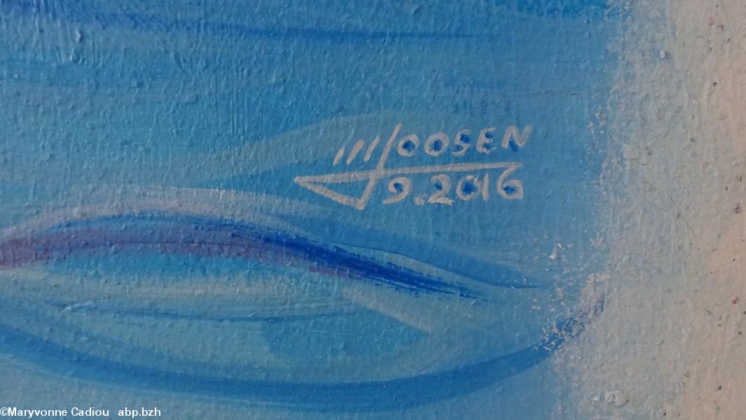 Signature de Monique Loosen-Baron. Signature de Monique Loosen-Baron.