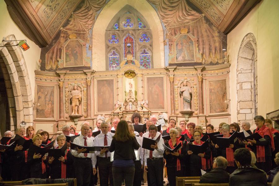 Les Chanteurs d'Argoat Concert Eglise de Meslin