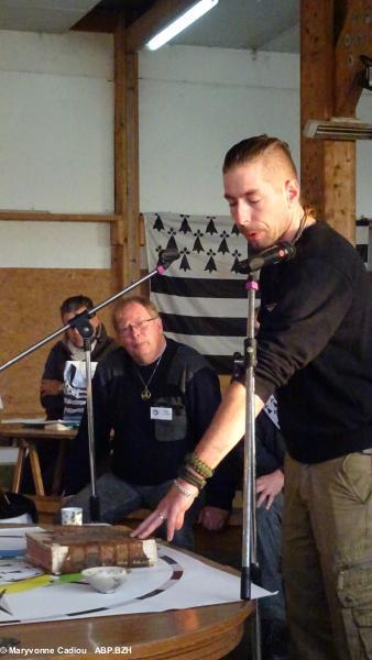 62- Jonathan Le Bris (venu de l'est de la France) prête serment. 62- Jonathan Le Bris (venu de l'est de la France) prête serment.