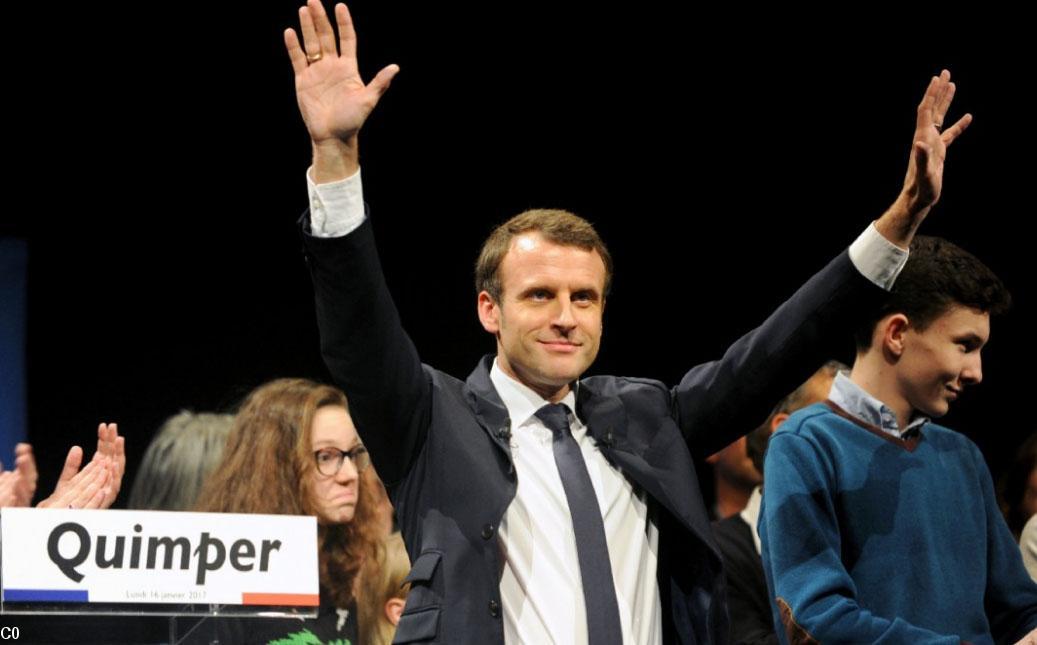 Emmanuel Macron à Quimper.