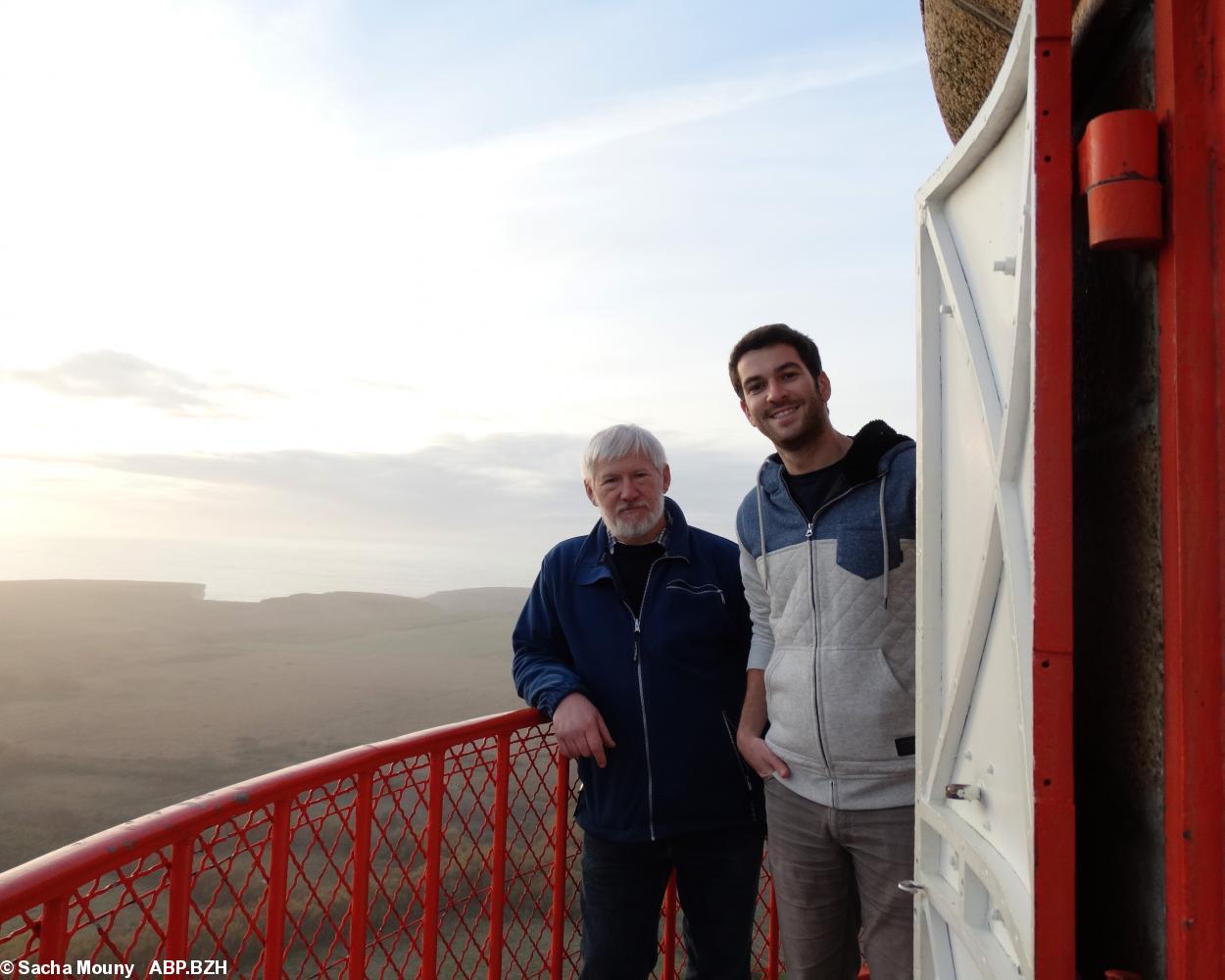 A Belle-Ile en Mer, le gardien du phare a rencontré le blogueur Evan de Bretagne