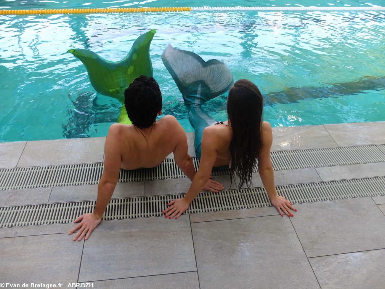 Evan de Bretagne devient le triton de Miss Monde Sirène