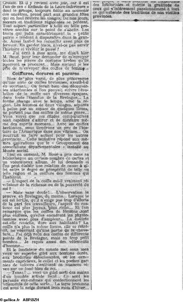 Suite : Le Petit Parisien, samedi 22 août 1908, p.4, col. 5-6, sur Gallica.