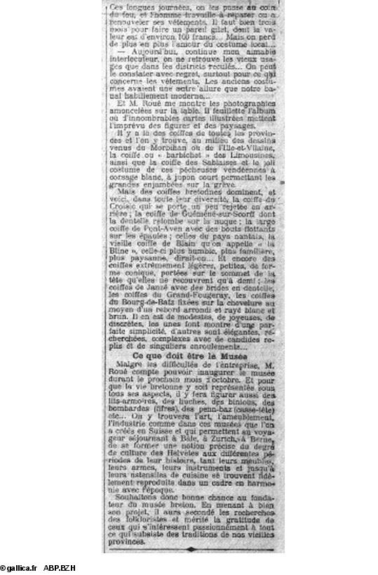 Suite : Le Petit Parisien, samedi 22 août 1908, p.4, col. 5-6, sur Gallica.