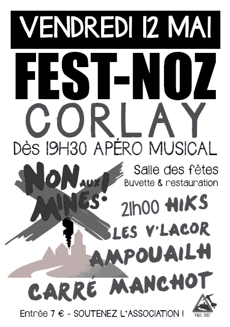 forages, Corlay, Fez-Noz , concert, bretagne, centre bretagne, législatives, mines, forages miniers, variscan