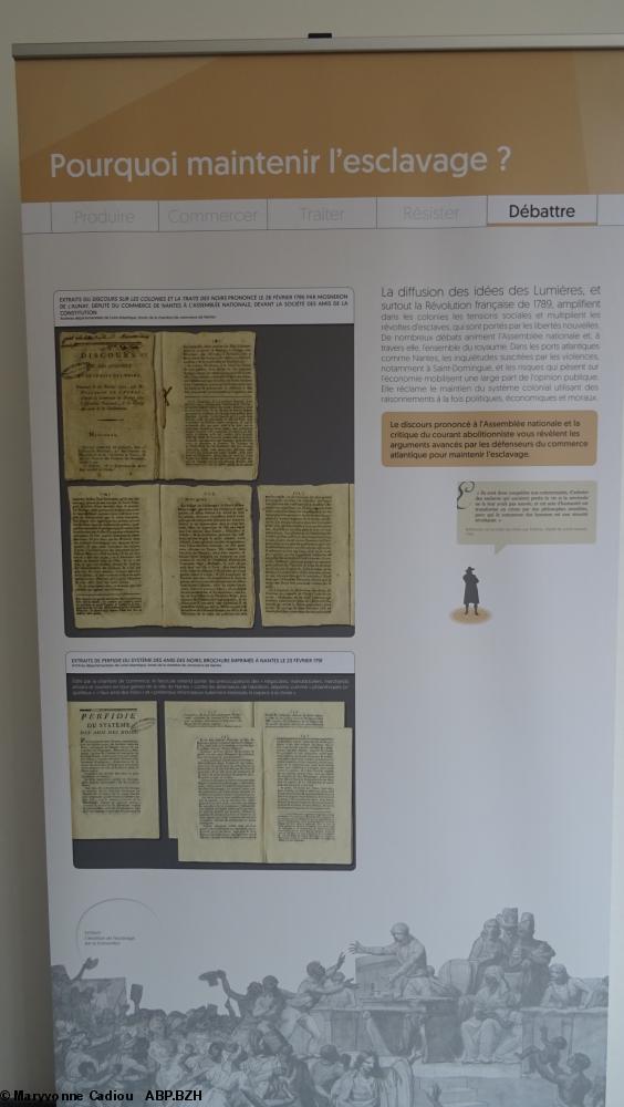 35 Débattre. Pourquoi maintenir l'esclavage ? (panneau 15). 35 Débattre. Pourquoi maintenir l'esclavage ? (panneau 15).