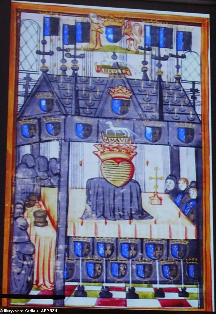 18- La deuxième cérémonie d'inhumation d'Anne, celle de son coeur, à Nantes. 18- La deuxième cérémonie d'inhumation d'Anne, celle de son coeur, à Nantes.