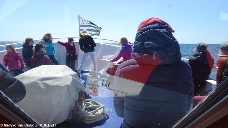 9- Gwenn ha du à la proue du Glenn II, vu de l'intérieur. 9- Gwenn ha du à la proue du Glenn II, vu de l'intérieur.