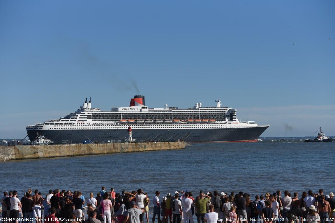 Sant Nazer / Saint-Nazaire 2017. Départ du Queen-Mary Sant Nazer / Saint-Nazaire 2017. Départ du Queen-Mary