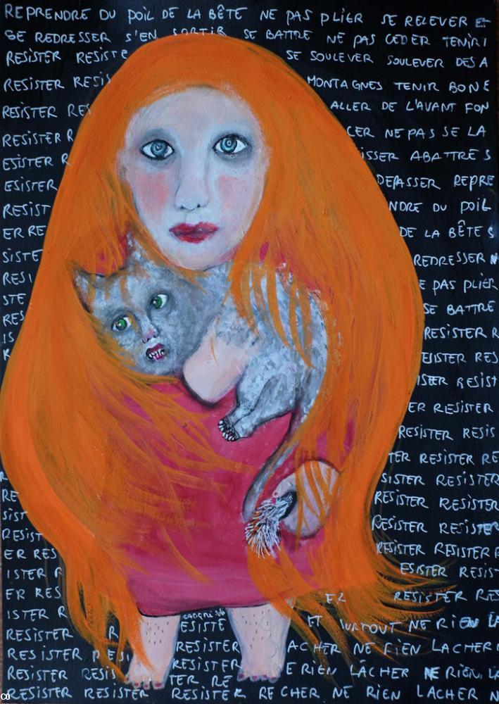 Oeuvre de Delphine Cadoré.