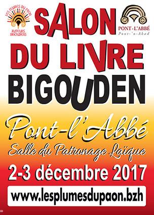 Affiche du deuxième salon du livre bigouden