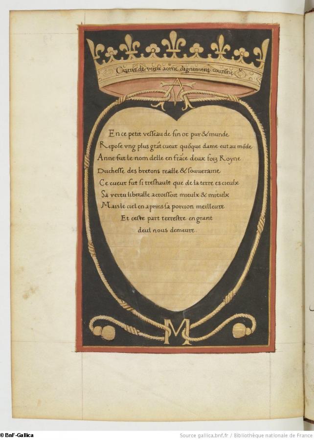 9-BnF, ms 5097, folio 126. Copie du manuscrit de Choque sur les funérailles de la reine. 9-BnF, ms 5097, folio 126. Copie du manuscrit de Choque sur les funérailles de la reine.
