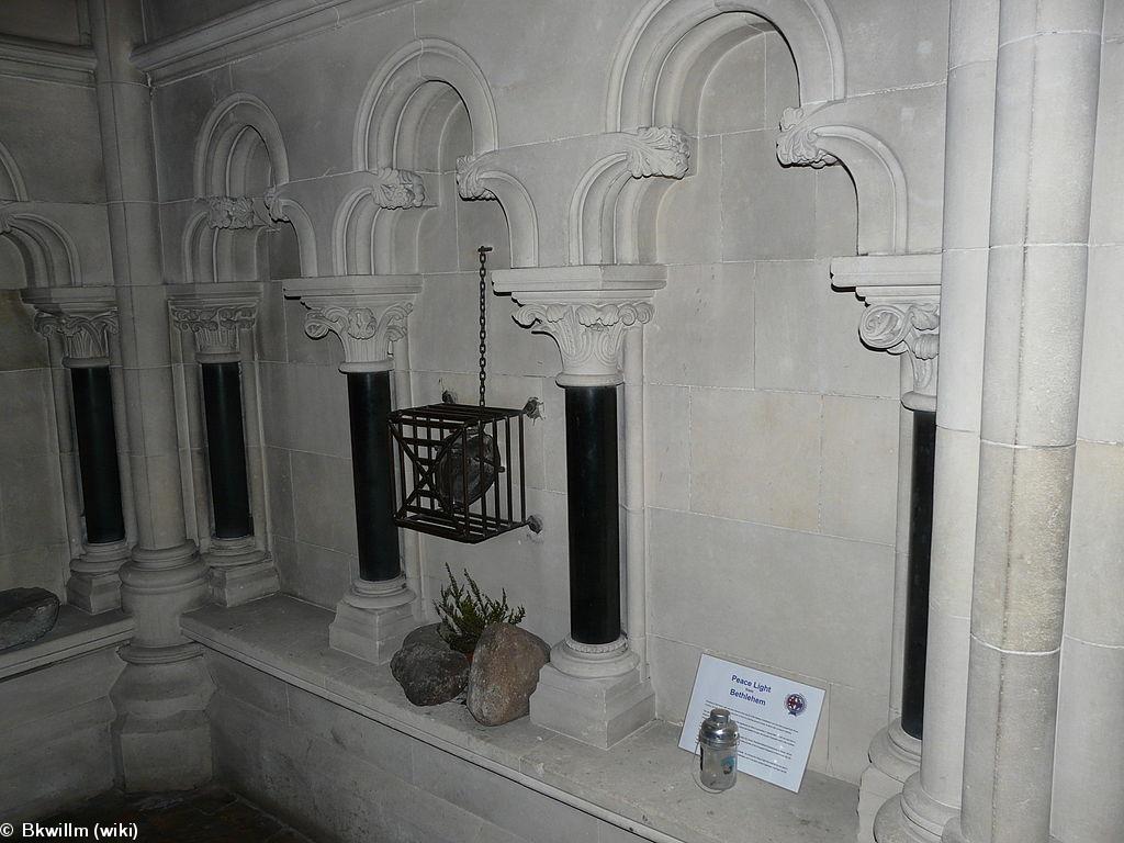 Le coeur de Saint-Laurent Ó Toole exposé dans la cathédrale de Dublin. Photo du 16 avril 2010.