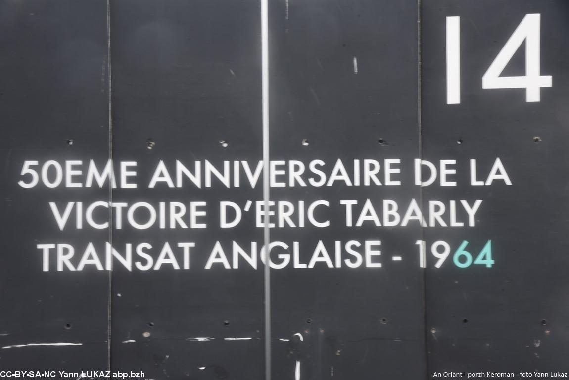 An Oriant e koun Pen Duick II 1964 ha Tabarly Lorient en memoire de la victoire de1964 sur Pen Duick II