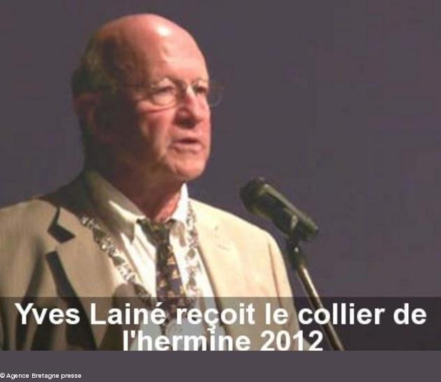 7-Yves Lainé à Guingamp en 2012.