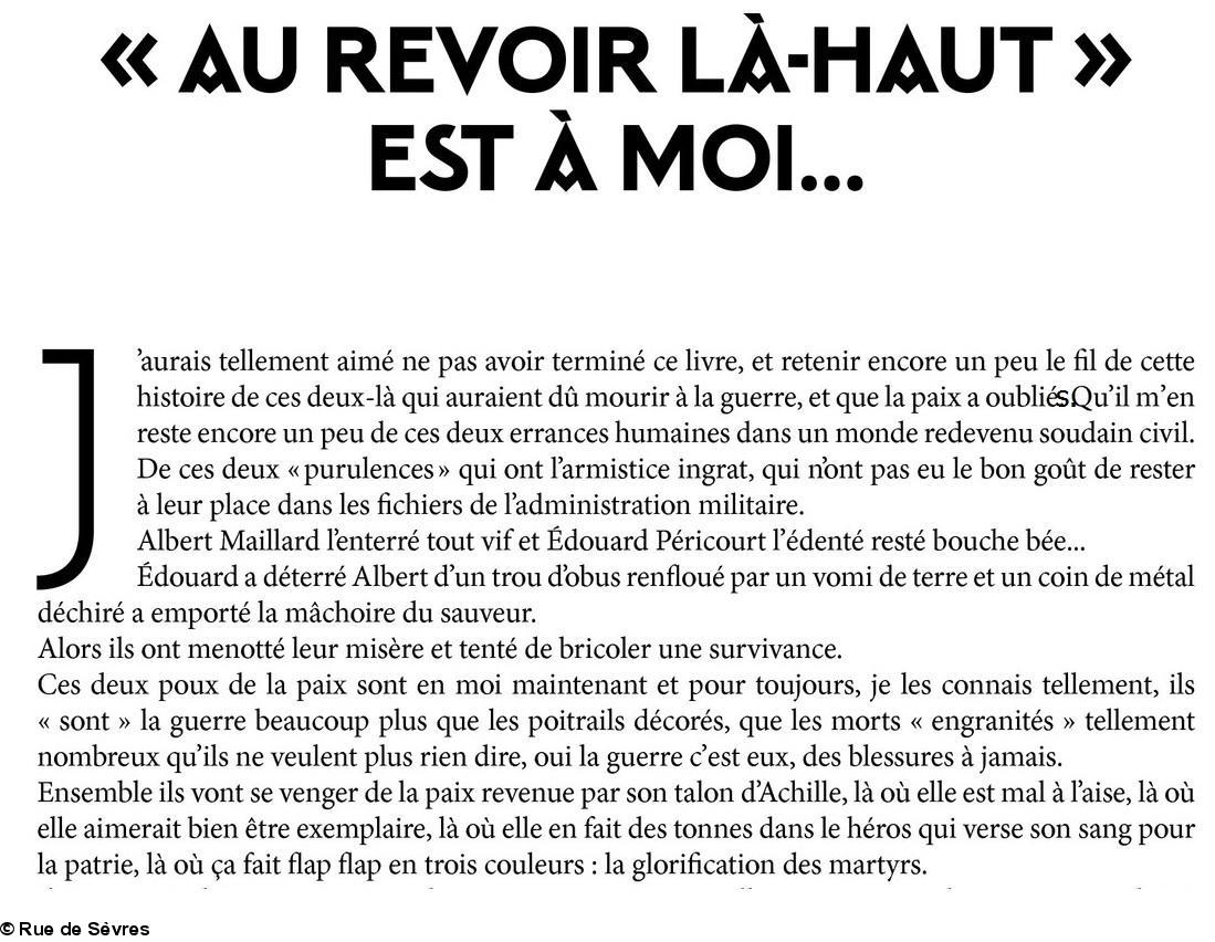 8-Philippe Torreton, préface de la bd, partie 1 (cop. Rue de Sèvres). 8-Philippe Torreton, préface de la bd, partie 1 (cop. Rue de Sèvres).