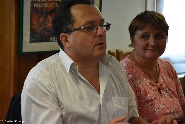 Thierry salaun chargé des relations internationales au Parti Breton