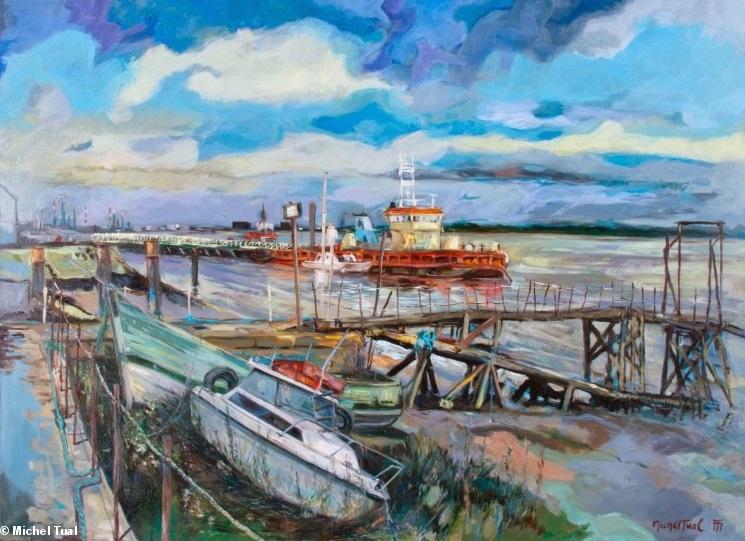 9-Le Miloin amarré à Saint-Brévin. 9-Le Miloin amarré à Saint-Brévin.