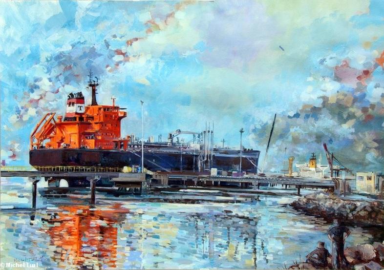 10-Le terminal pétrolier de Saint-Nazaire. 10-Le terminal pétrolier de Saint-Nazaire.