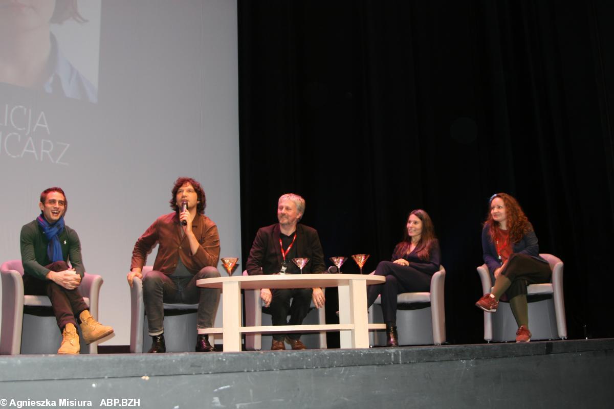 Le jury de 33e Festival Européen du Film Court de Brest: Benjamin Siksou, Julien Hallard, Arnaud le Gouefflec, Catherine Cosme et Alicja Gancarz
