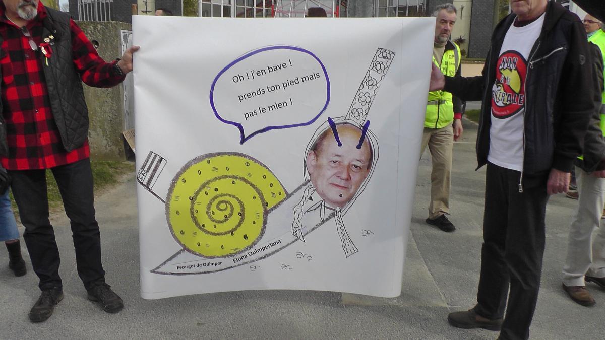 affiche contre la centrale