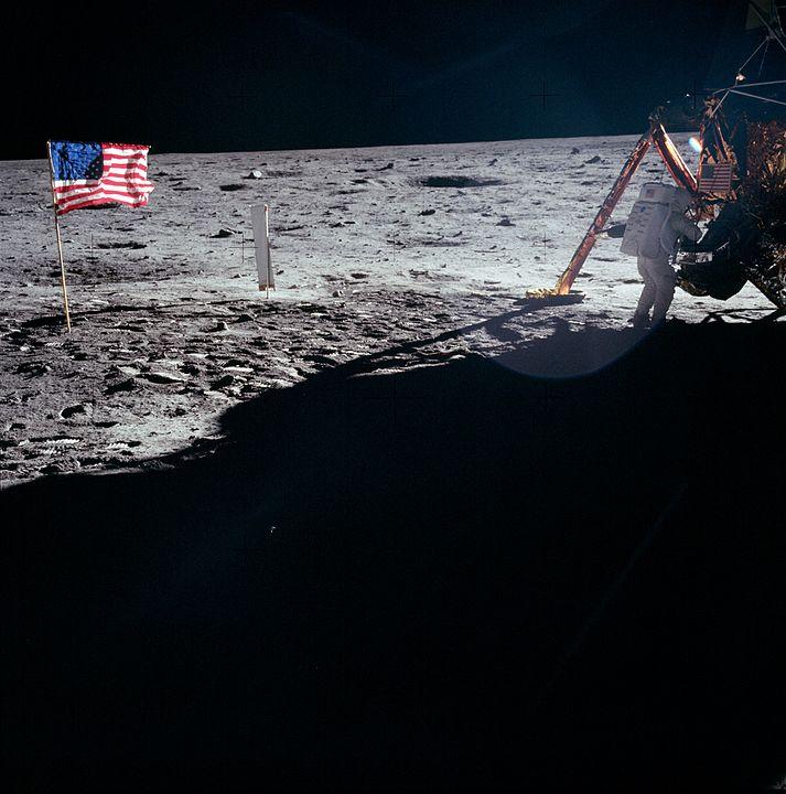 Neil Armstrong, 20vet a viz gouere 1969 (photo NASA, domaine public)