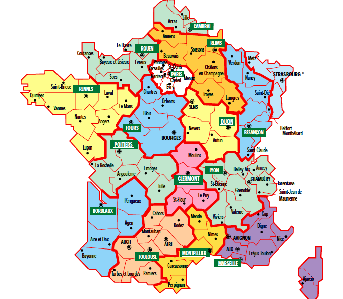 Le provinces ecclésiastiques