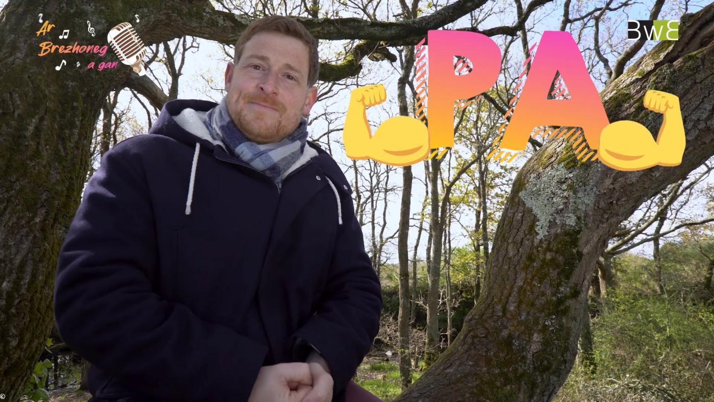 Dewi Sibéril, Ar Brezhoneg a gan.