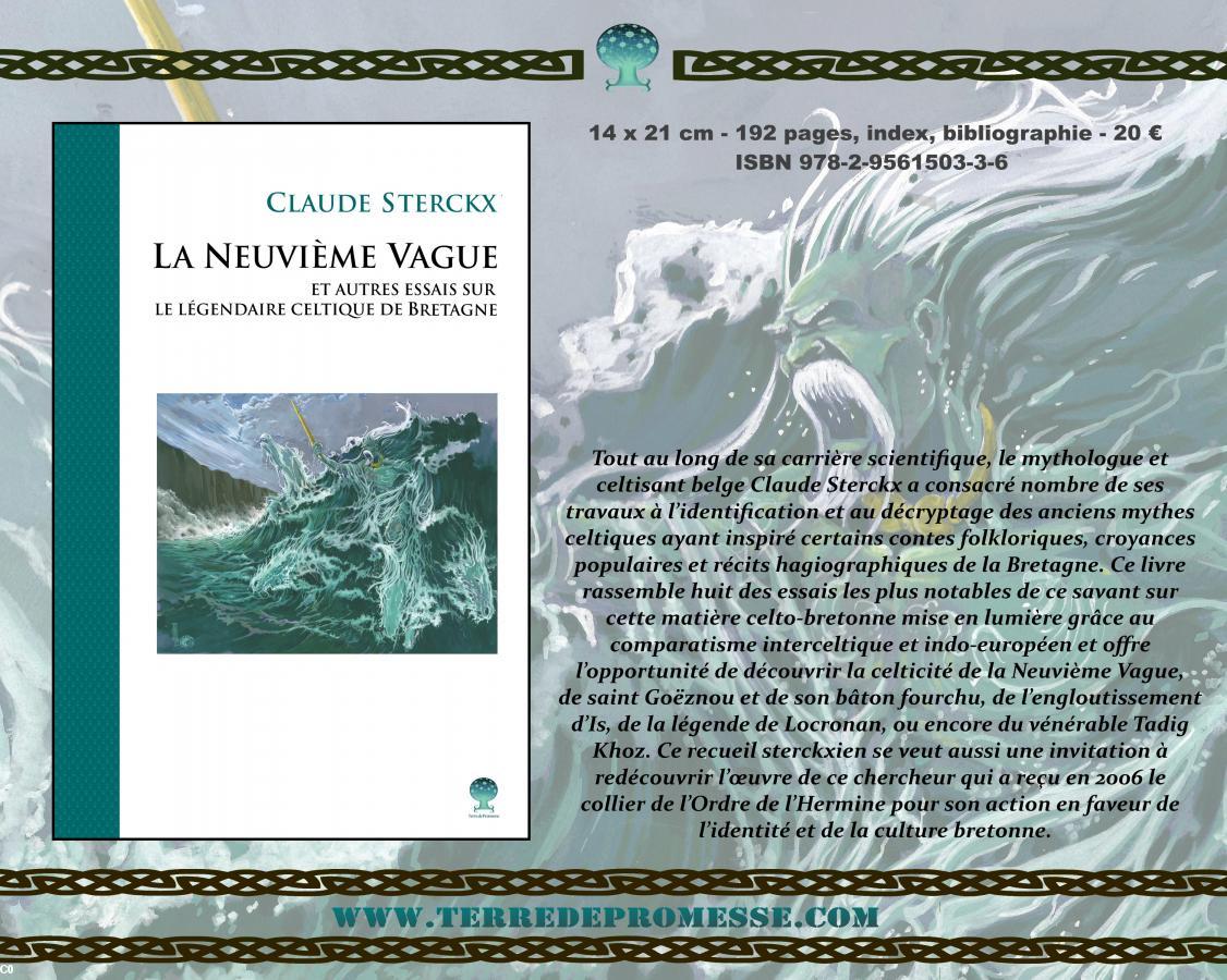 Résumé du livre de Claude Sterckx, La Neuvième Vague et autres essais sur le légendaire celtique de Bretagne, 2019