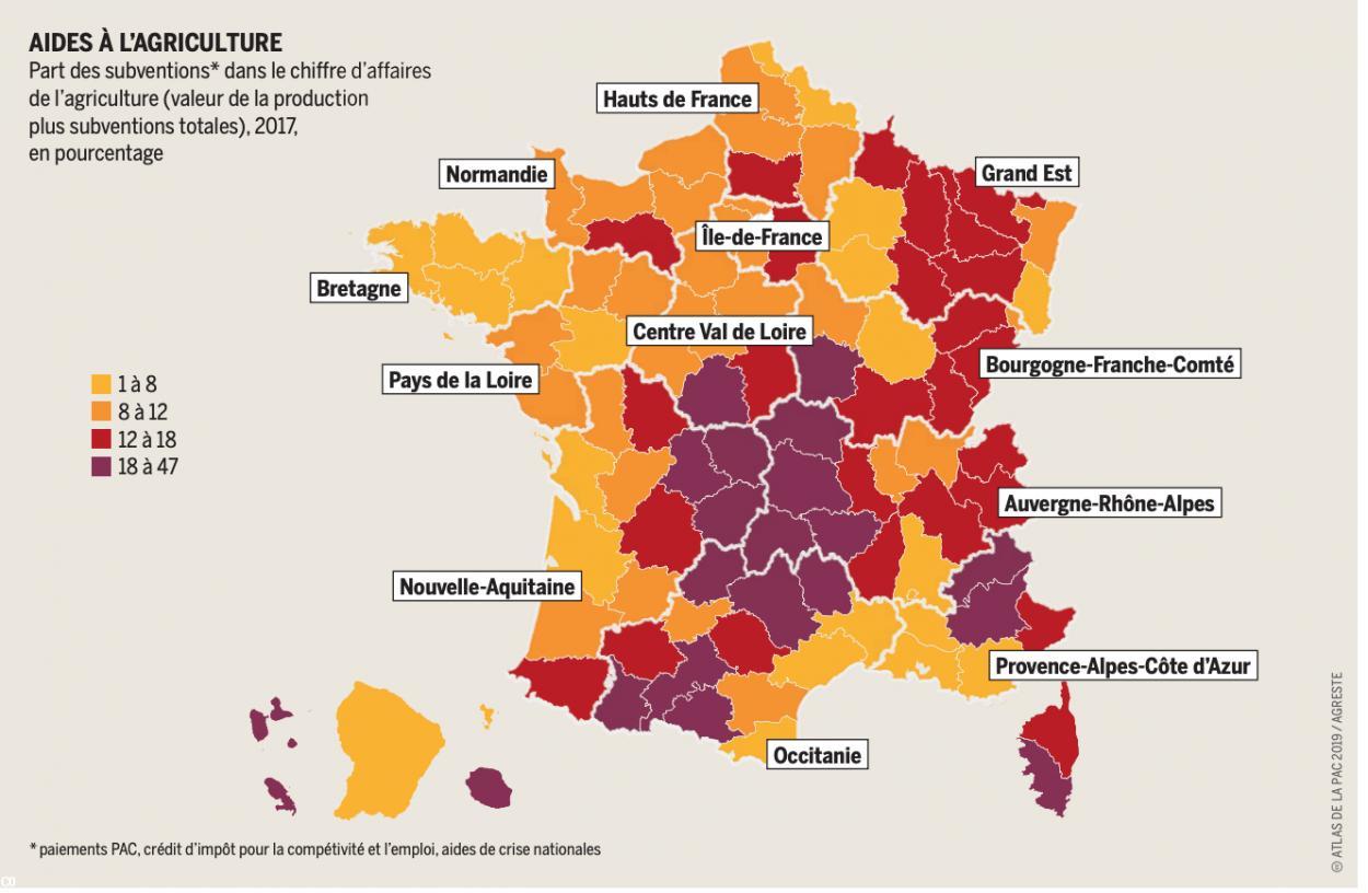 La région Bretagne brimée par un système de distribution absurde. Source fr.boell.org