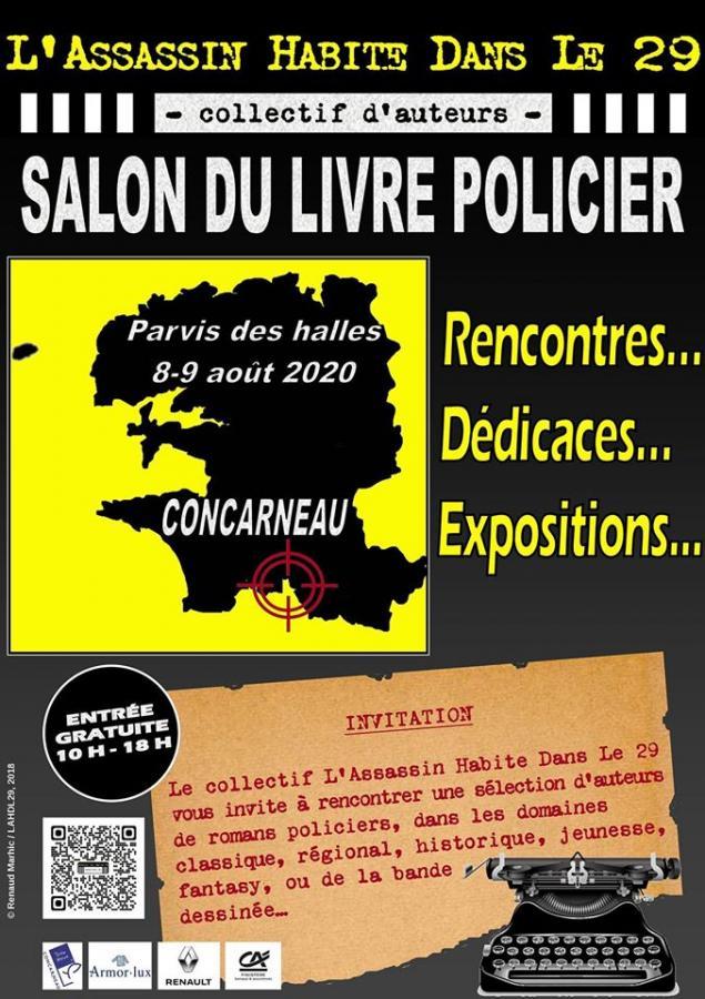 Salon du Livre Policier de L’Assassin Habite Dans Le 29 à Concarneau