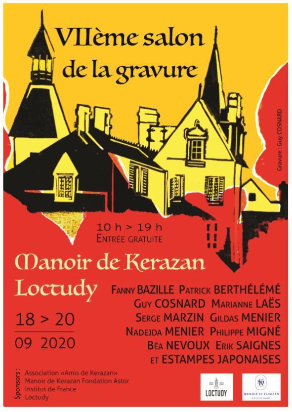 7ème Salon de la gravure Manoir de Kerazan Loctudy