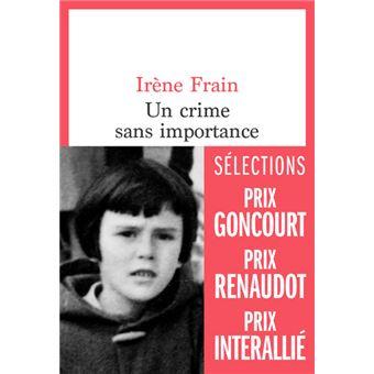 Un crime sans importance, Irène Frain