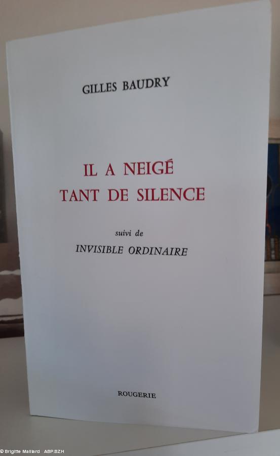 Recueil de l'auteur Gilles Baudry février 2021.