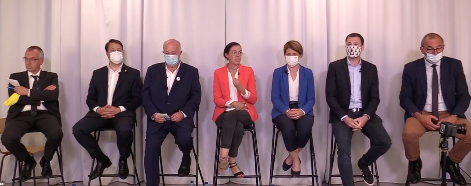 De gauche à droite ; Burlot, Chesnay-Girard, Cueff, Desmarre-Poirrier, Le Callennec, Martin, Pennelle