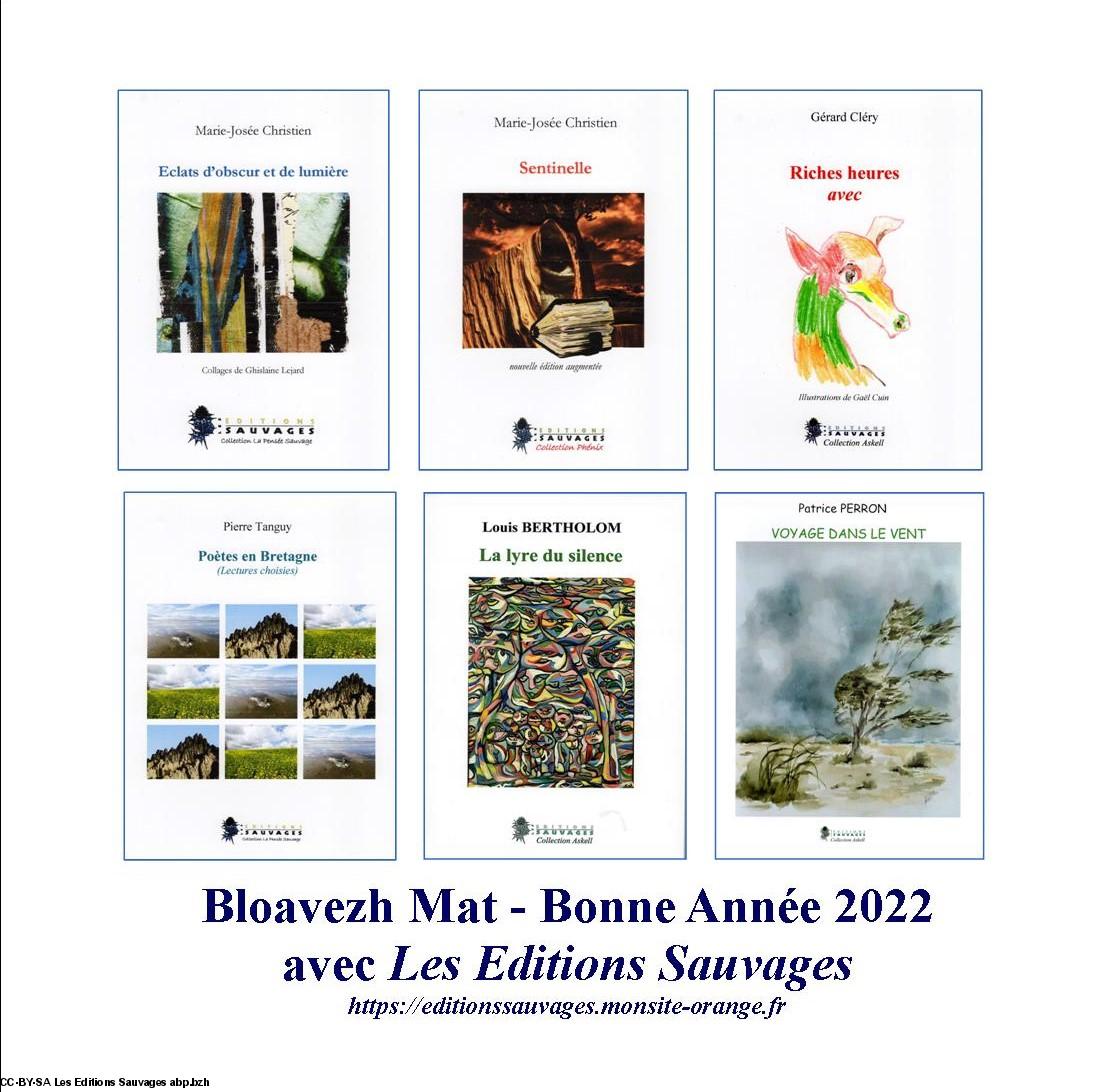 Carte voeux 2022 Les Editions sauvages