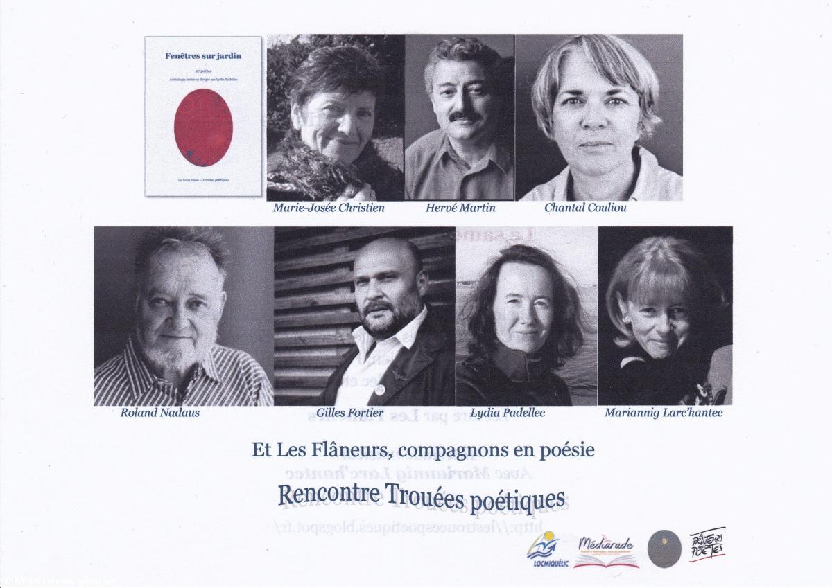 Poètes de  "Fenêtres sur jardin" 2022