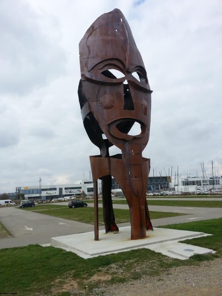 Mémorial de l'esclavage conçu par Max Relouzat (Brest). Photo de Julien Darcel.