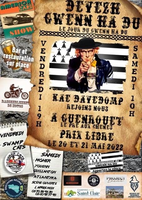 Affiche du festival "devez Gwenn ha du