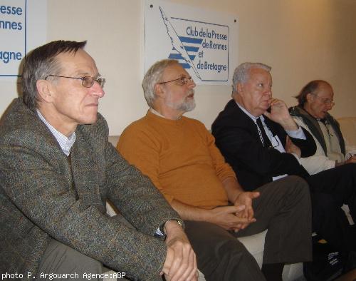 Tangi Louarn (Eblul) ; Patrick Malrieu (CCB) ; Jean-Yves Bourriau (Bretagne Réunie) ; Pierre-Yves Le Rhun (Bretagne Réunie).