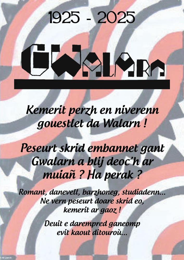 100 vloaz Gwalarn el Liamm