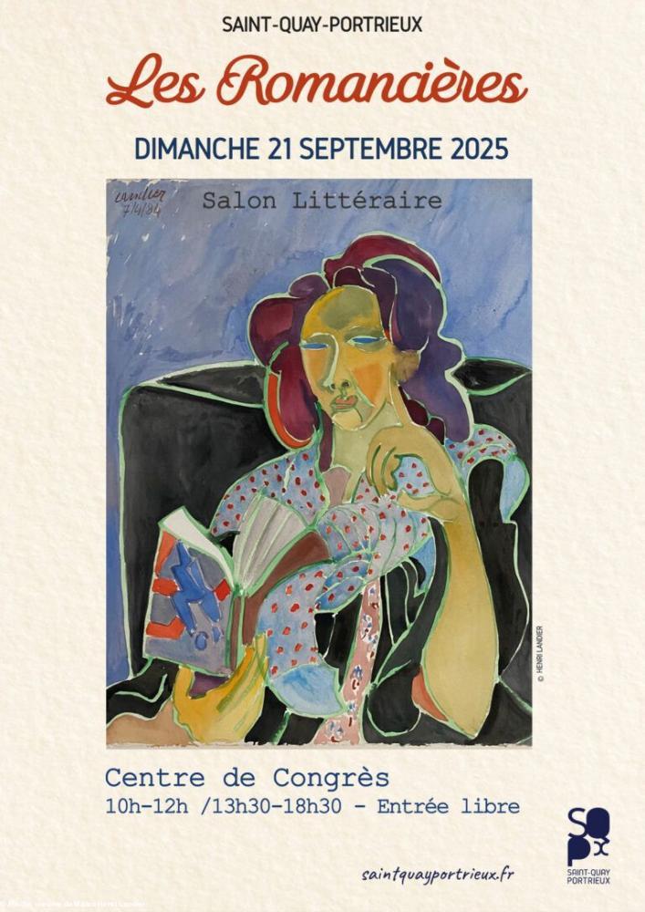 Affiche salon du livre  Les Romancières  2025