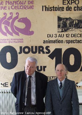 Jean Yves Bourriau et Per Yves Le Rhun.
